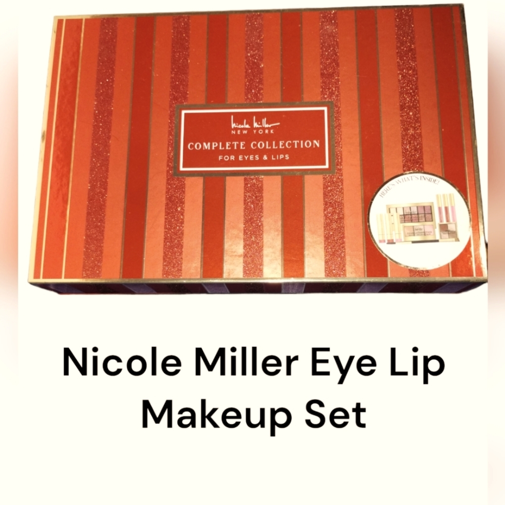 Nicole Miller Eye Lip Makeup Complete Collection set nib